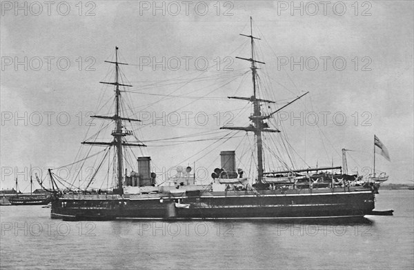 'H.M.S. Inflexible in 1880', c1880, (1904). Artist: Symonds & Co.