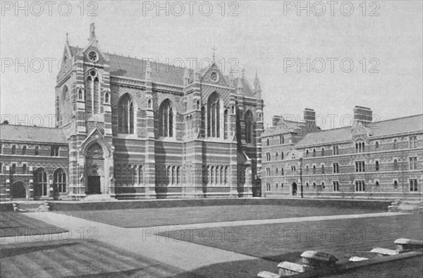 'Quadrangle, Keble College, Oxford', 1904. Artist: Unknown.