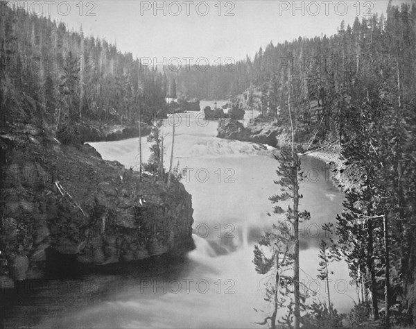 'The Rapids of the Yellowstone', 19th century. Artist: Unknown.