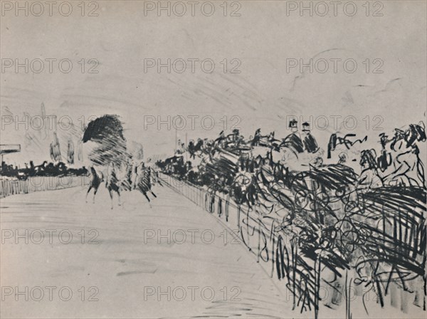'The Races', 1865-1872, (1946).  Artist: Edouard Manet.