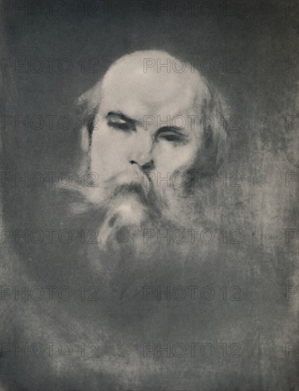 'Paul Verlaine', c.1891, (1946).  Artist: Eugene Carriere.