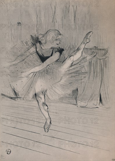 'Miss Ida Heath, English Dancer', c.1894, (1946). Artist: Henri de Toulouse-Lautrec.