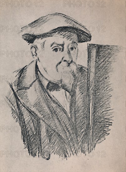 'Portrait of the Artist', c.1900, (1946).  Artist: Paul Cezanne.