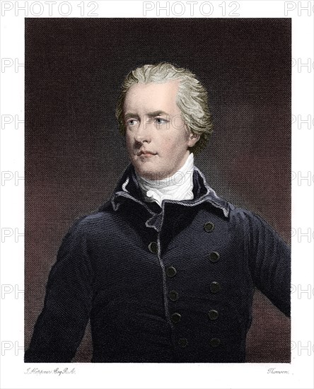 William Pitt the Younger, British statesman. Artist: Unknown.