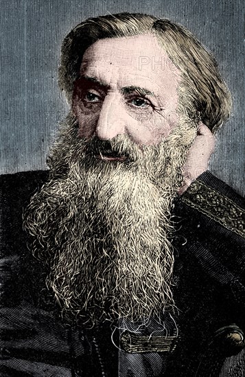 'General' William Booth, evangelical social worker and founder of the Salvation Army, 1894. Artist: Unknown.