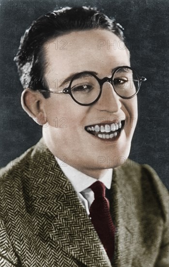 Harold Lloyd (1893-1971), American actor and filmmaker, c1920s. Artist: Unknown.