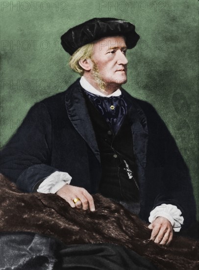 'Richard Wagner', 1870, (1939). Artist: Franz Seraph Hanfstaengl.