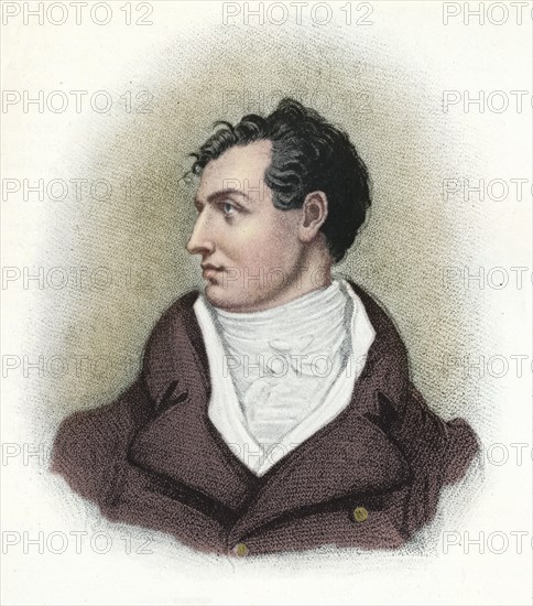 'Byron', c1800, (1911). Artist: Richard Westall.