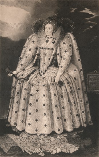 'Queen Elizabeth', 1592, (1904). Artist: Marcus Gheeraerts, the Younger.