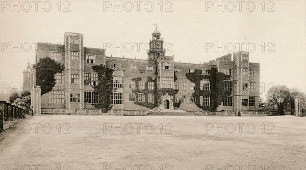 'Hatfield House - North Front', c16th century, (1904). Artist: Unknown.