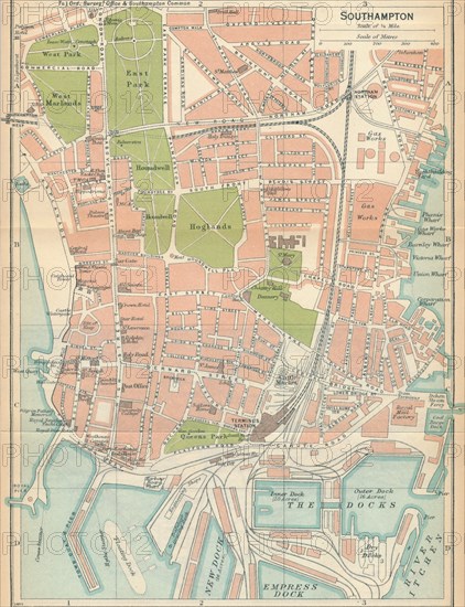 'Southampton', c20th Century. Artist: John Bartholomew.