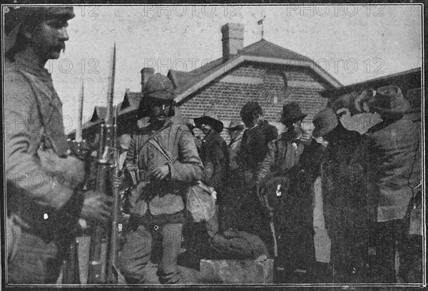 'Boer Prisoners at Vereeniging', 1900. Artist: Biograph Company.