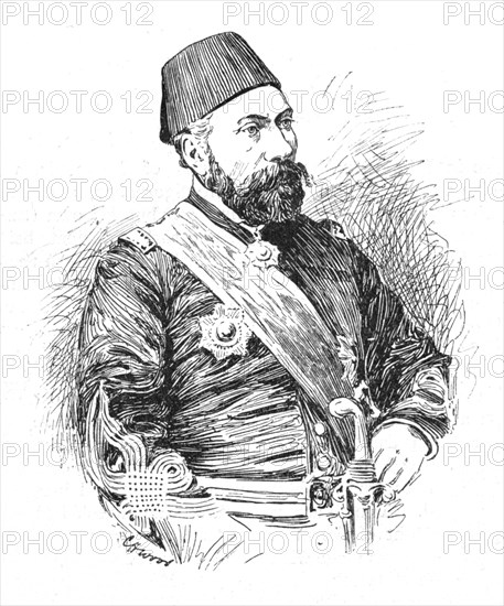 'Osman Pasha', 1902. Artist: Charles Haigh Wood.