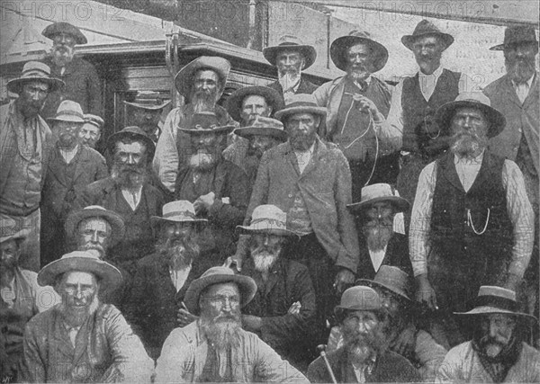 'Some of Cronje's Officers Captured at Paardeberg', c1900, (1902). Artist: Unknown.