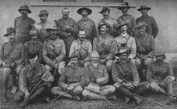 'Officers of the Mafeking Relief Force', 1900, (1902). Artist: D Taylor & Co.