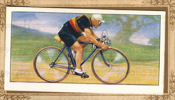 'Massed-Start Racing Position', 1939. Artist: Unknown.