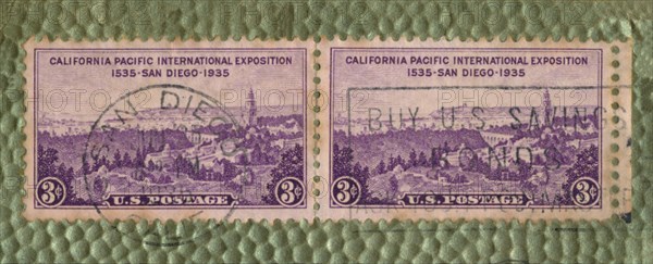 'California Pacific International Exposition - U.S. Postage Stamp', c1935. Artist: Unknown.