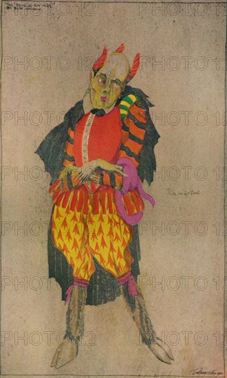 'Design for Costume in Ben Jonson's The Devil is an Ass, c1927. Artist: Claud Lovat Fraser.