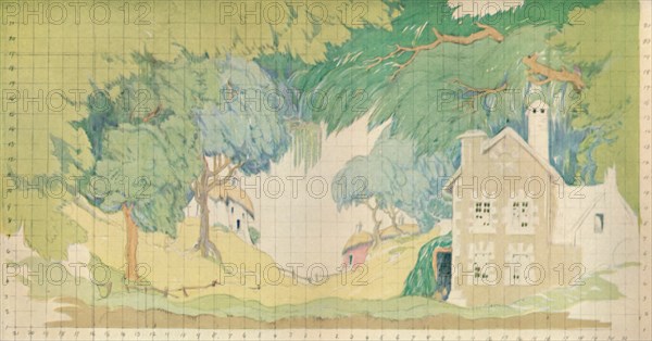 'Stage Setting for The Faithful Shepherdess, c1927. Artist: Norman Wilkinson of Four Oaks.