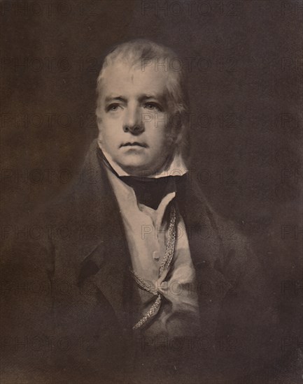 Sir Walter Scott, Scottish novelist and poet, c1826 (1894). Artist: William Walker.