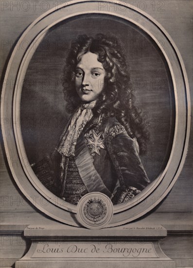 Louis, Duke of Burgundy, Dauphin of France and father of King Louis XV, c1700 (1894). Artist: Gerard Edelnick.