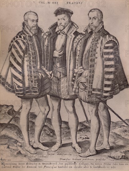 The Brothers Coligny, 16th century (1894). Artist: S Duval.