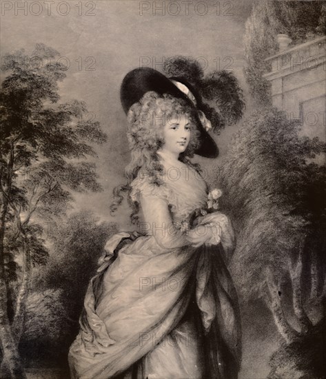 Georgiana Cavendish, Duchess of Devonshire, 19th century (1894). Artist: Robert Graves.