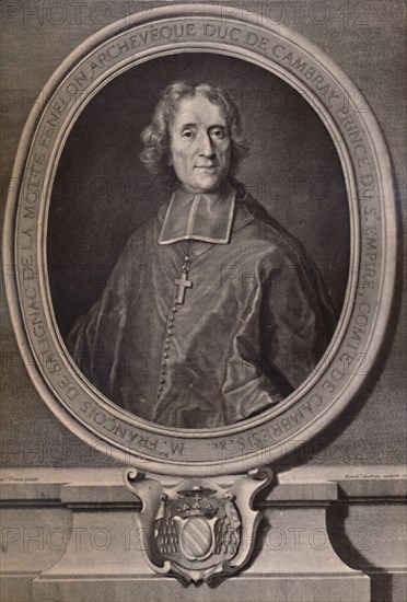 Francois Fenelon, French Catholic archbishop, theologian, writer and poet, c18th century (1894). Artist: Benoit Audran I.