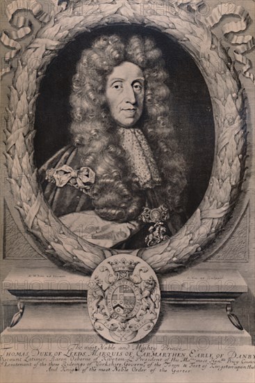 Thomas Osborne, 1st Duke of Leeds, English statesman, c1694 (1894). Artist: Robert White.