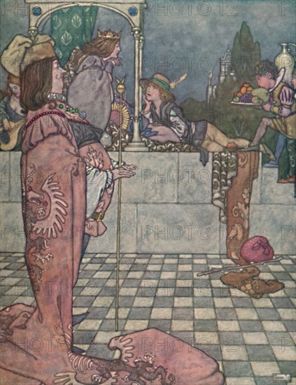 'He Did Not Come to Woo Her, He Said', c1930. Artist: W Heath Robinson.