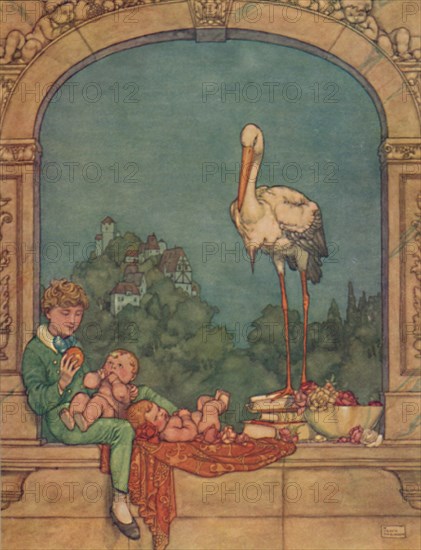 'We Will Bring Him Two Little Ones, A Brother and A Sister, c1930. Artist: W Heath Robinson.