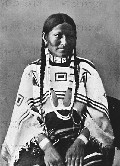 A Sioux woman, 1912. Artist: Robert Wilson Shufeldt.