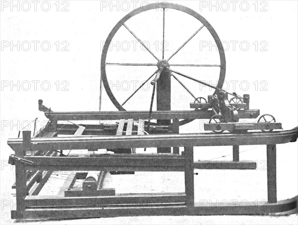 'The Ingenious Spinning Jenny Invented by James Hargreaves', c1925. Artist: Unknown.