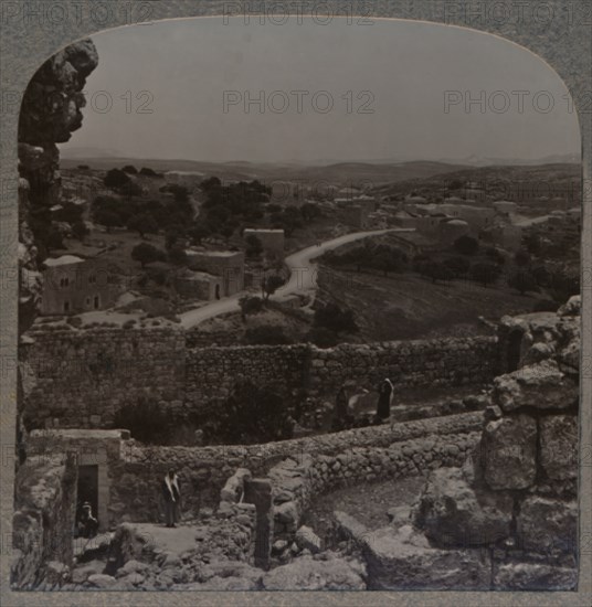 'From Archway at Simon's House to Lazarus's house, Bethany', c1900. Artist: Unknown.