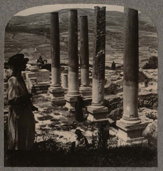 'Harod's Street of Columns, Samaris', c1900. Artist: Unknown.