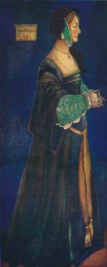 'A Woman of the Time of Henry VIII', 1907. Artist: Dion Clayton Calthrop.