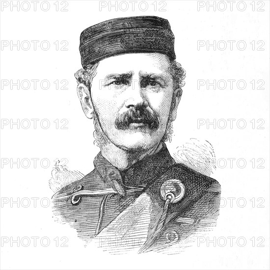 'Major-General E. Newdigate, C.B.', c1880. Artist: Unknown.