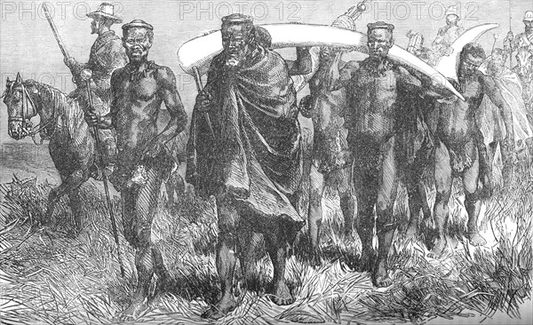 'Peace Messengers from Cetewayo', c1880. Artist: Unknown.