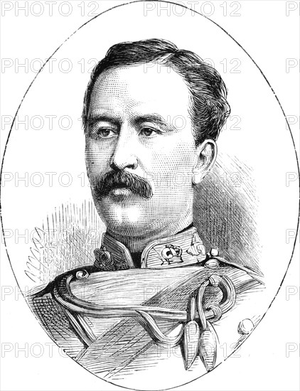 'Captain The Hon. E. V. Wyatt-Edgell', c1880. Artist: Unknown.