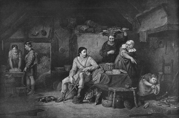 'King Alfred in Neatherd Cottage', 1806, (1912). Artist: David Wilkie.