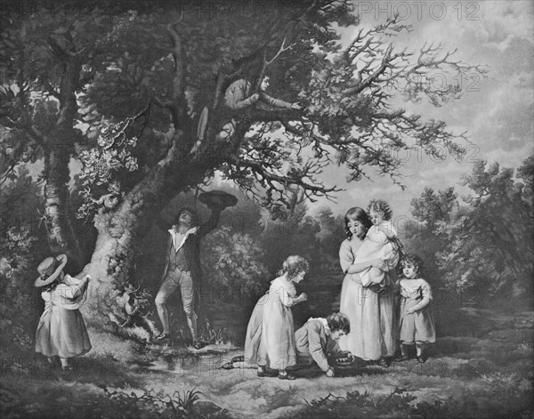 'Children Birdnesting', 1789, (1912). Artist: George Morland.