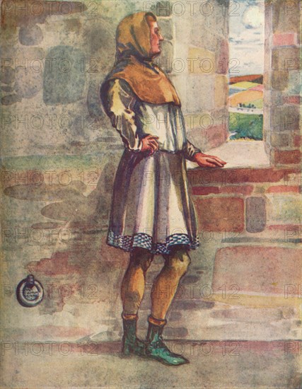 'A Man of the Time of Richard I', 1907. Artist: Dion Clayton Calthrop.