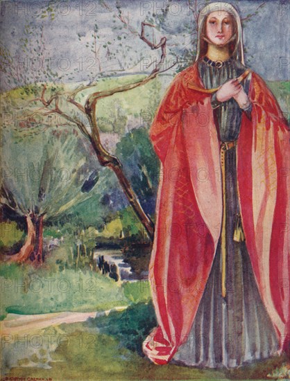 'A Woman of the Time of John', 1907. Artist: Dion Clayton Calthrop.