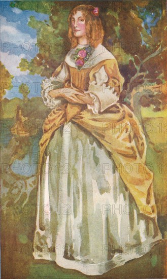 'A Woman of the Time of James II', 1907. Artist: Dion Clayton Calthrop.