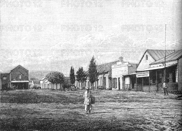 'Church Square, Pretoria', c1880s. Artist: Unknown.