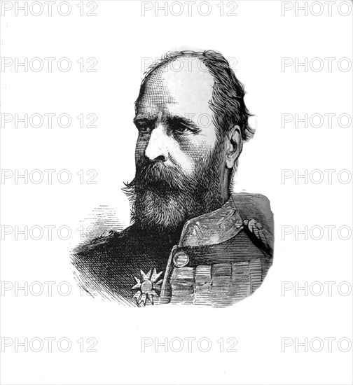 'Major-Gen. Sir E. B. Hamley, Commanding the Second Division', c1882. Artist: Unknown.