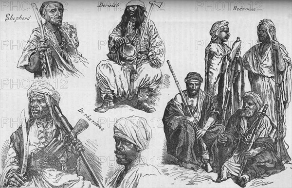 'Arabs of the Soudan', c1881-85. Artist: Unknown.