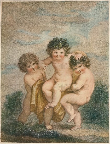 'Bacchanals', 1903. Artist: Francesco Bartolozzi.