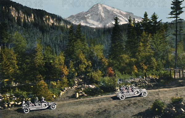 'Mt. Rainier from National Park Inn', c1916. Artist: Asahel Curtis.