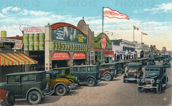 'Looking North on Main Street', c1939. Artist: Unknown.